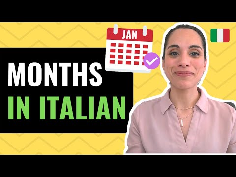 What are the months called in Italian?
