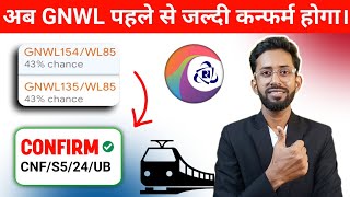 GNWL Waiting Ticket Confirm Hota Hai Ya Nahi ? Gnwl Waiting Ticket Confirmation Chance 2025