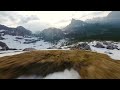 drone freestyle mountain landscape with snow free stock footage creative common video