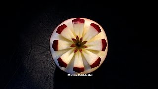 Apple New Style For Beginners | Beginners Lesson 122 | By Mutita Art Of Fruit Carving Videos