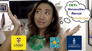 PASSING THE CETs // GETTING INTO UNIVERSITIES ABROAD - WITH SCHOLARSHIPS | Monica Andrea