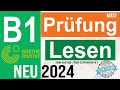 B1 Prüfung Lesen | Zum Goethe/ÖSD-Zertifikat B1 | Exam Tips | Goethe B1 Exam Lesen 2024