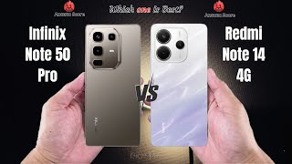 Infinix Note 50 Pro 4G vs Redmi Note 14 4G Full comparison ⚡Which one is Best