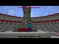 minecraft battle noob vs pro herobrine vs spider man challenge animation