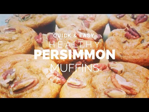 Recipe for persimmon muffins