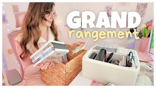 ✨ Je range mon bureau (pour faire le vide dans ma tête) ! • Vlog