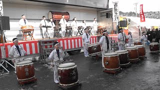 穴水町 雪中ジャンボかきまつり『輪島 高州太鼓』2020/02/09