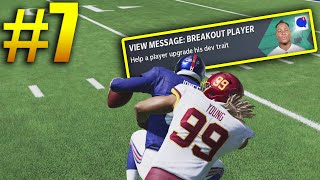 We Get Our First Breakout Player Scenario! Madden 21 Washington Football Team Franchise Ep.7