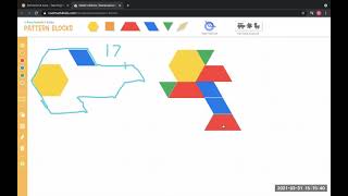 Pattern Blocks Perimeter Video Demonstration