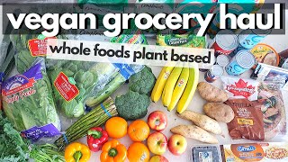 BUDGET FRIENDLY VEGAN GROCERY HAUL (for Quarantine) / Healthy Whole Foods Plant Based