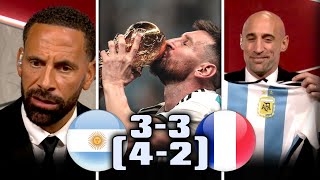Argentina 3 - 3 France (Pens 4 - 2) | Full post match & trophy lift reaction | 2022 World Cup Final