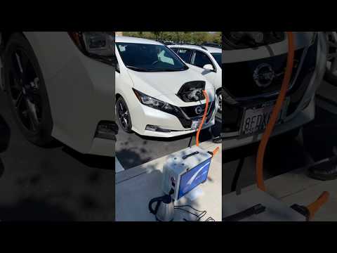 Vehicle to Home (V2H) demonstration with a 2018 model year Nissan LEAF