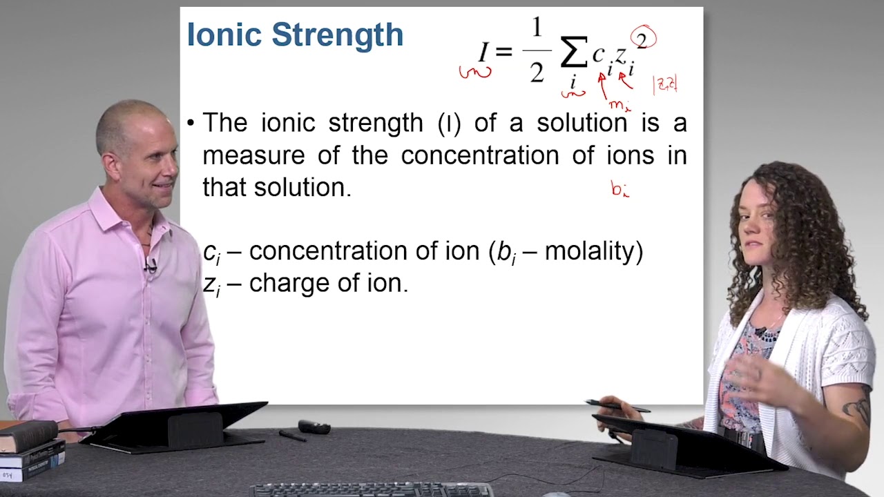 Ionic Strength Introduction Youtube