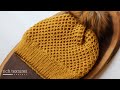 Honeycomb Beanie Crochet Pattern