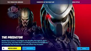Fortnite *NEW* Full PREDATOR Set In-Game //The JUNGLE HUNTER Set and Quests// SUBSCRIBE For More!!!