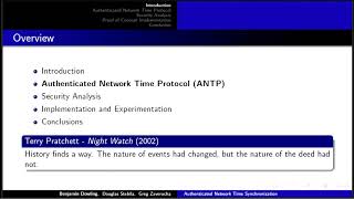 USENIX Security '16 - Authenticated Network Time Synchronization