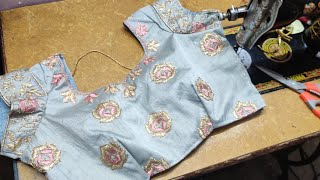 Simple cutting and stitching method for blouse ||blouse katna aur milna sikhe  ||#AtoZtutorials