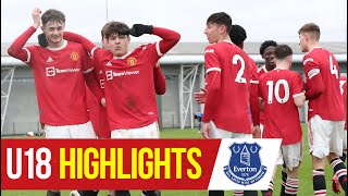 U18 Highlights | Manchester United 4-2 Everton | The Academy