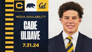 2024 Fall Camp Media Availability - Cade Uluave (7.31.2024)