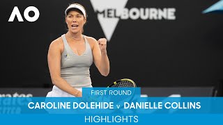 Caroline Dolehide v Danielle Collins Highlights (1R) | Australian Open 2022