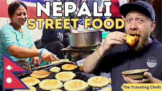 INSANE NEPALI STREET FOOD TOUR!🇳🇵Newari Food, Dahi Puri, Momos & More | Nepal Travel Vlog 2023