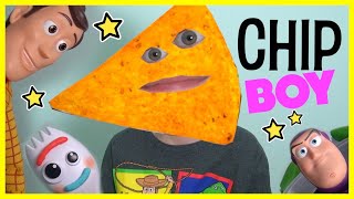 Toy Story | Boy Turns Into DORITOS Chip! | You Are What You Eat!  Forky Woody Buzz Lightyear Toy 4
