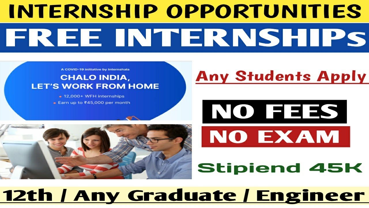 Work From Home Internship | Summer Internship | B.Tech / Any Graduate ...