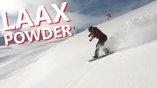 LAAX POWDER FIELDS SNOWBOARDING