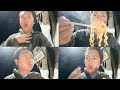 Street food spicy Cup Noodles mukbang 💦🍜#cupnoodle #funny 😂