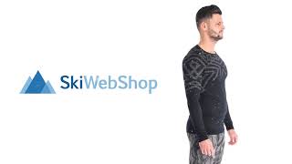 Odlo, Natural + Kinship Warm BL, thermal shirt, men, melange black