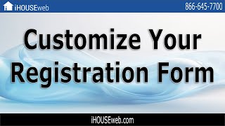 Customize Your Registration Form - November 2024