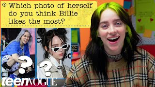 Billie Eilish Guesses How 4,669 Fans Responded to a Survey About Her | Teen Vogue