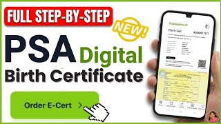 How to Get PSA Digital Certificate Online | Birth Certificate (Step-by-Step Tutorial) 2026
