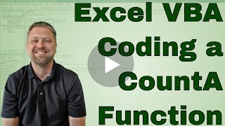 VBA Excel CountA Function in VBA code