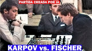 ♟¡MUY IMPRESIONANTE!😱IA CREA UNA PARTIDA ENTRE BOBBY FISCHER Y ANATOLI KARPOV QUE CAUSA ESCALOFRIOS❄