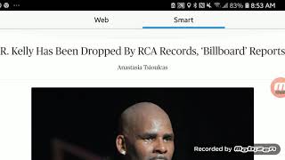 R Kelly has been dropped by his record label RCA records.