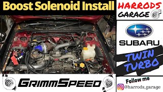 Twin Turbo Subaru | Grimmspeed Boost Solenoid Install