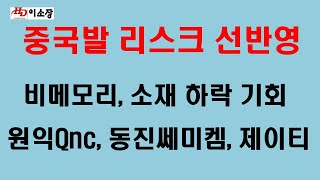 삼선전자우.에이디테크놀로지.코아시아.동진쎄미켐.원익Qnc. 원익IPS.제이티