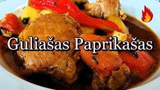 Paprikašas - vengriškas vištienos troškinys