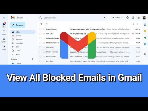 How to View All Blocked Emails in Gmail?