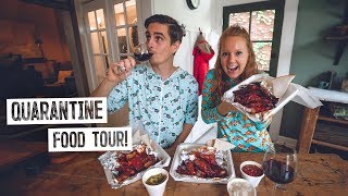 Quarantine FOOD TOUR in St. Louis! + Travel Update & Self-Isolation Apartment Tour 😍