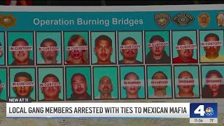Police arrest several San Gabriel Valley gang members with ties to Mexican mafia