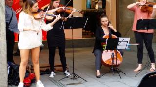 Straßenmusik in München - Kanon, Streichquartett