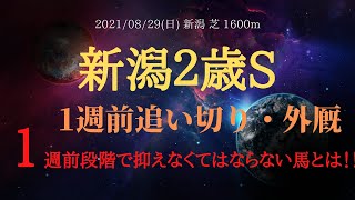 【1週前追い切り・外厩】新潟２歳ステークス 2021 1週前段階で仕上がりから抑えたい馬を公開！【中央競馬重賞予想】