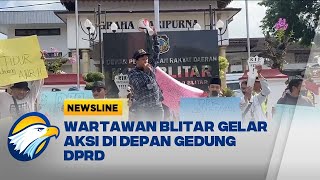 Aksi Demo Wartawan Tolak Draf RUU Penyiaran