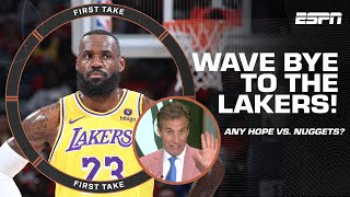 'DENVER WILL WIN THE SERIES EASY!' Mad Dog WAVES GOODBYE to the Lakers 🍿 | First Take
