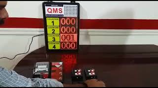 Queue Management System - Four Counters