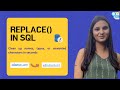 REPLACE String Function In SQL | REPLACE() | Clean  & Modify String Easily | SQL Tutorial | Part 5