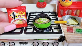 [Exquisite Mini Kitchen] Make a steaming bowl of Xin Lamen, warmWarm your stomach/Mini home kitchen