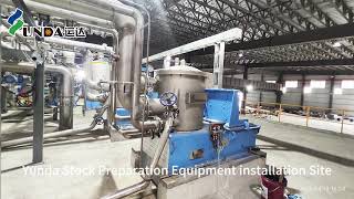 Yunda Stock Preparation Equipment Installation Site